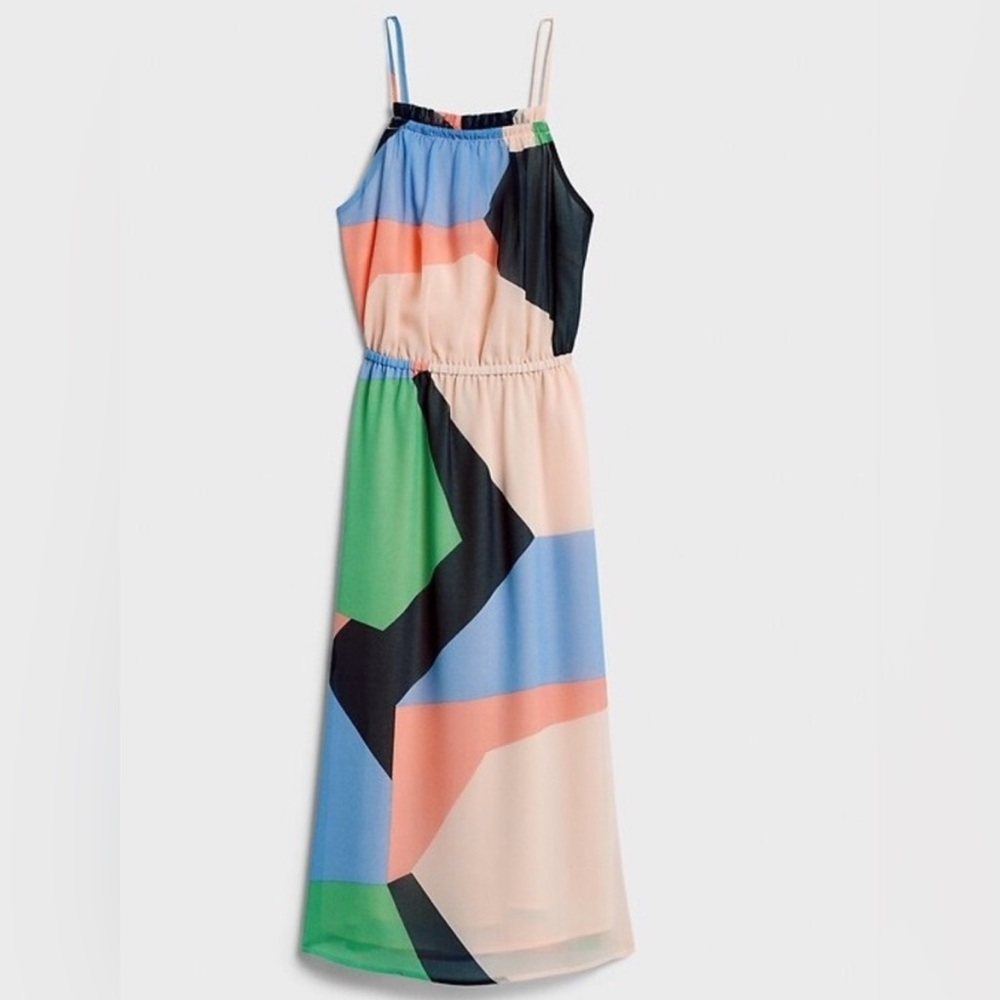 Banana Republic Sundress in Green and Pink